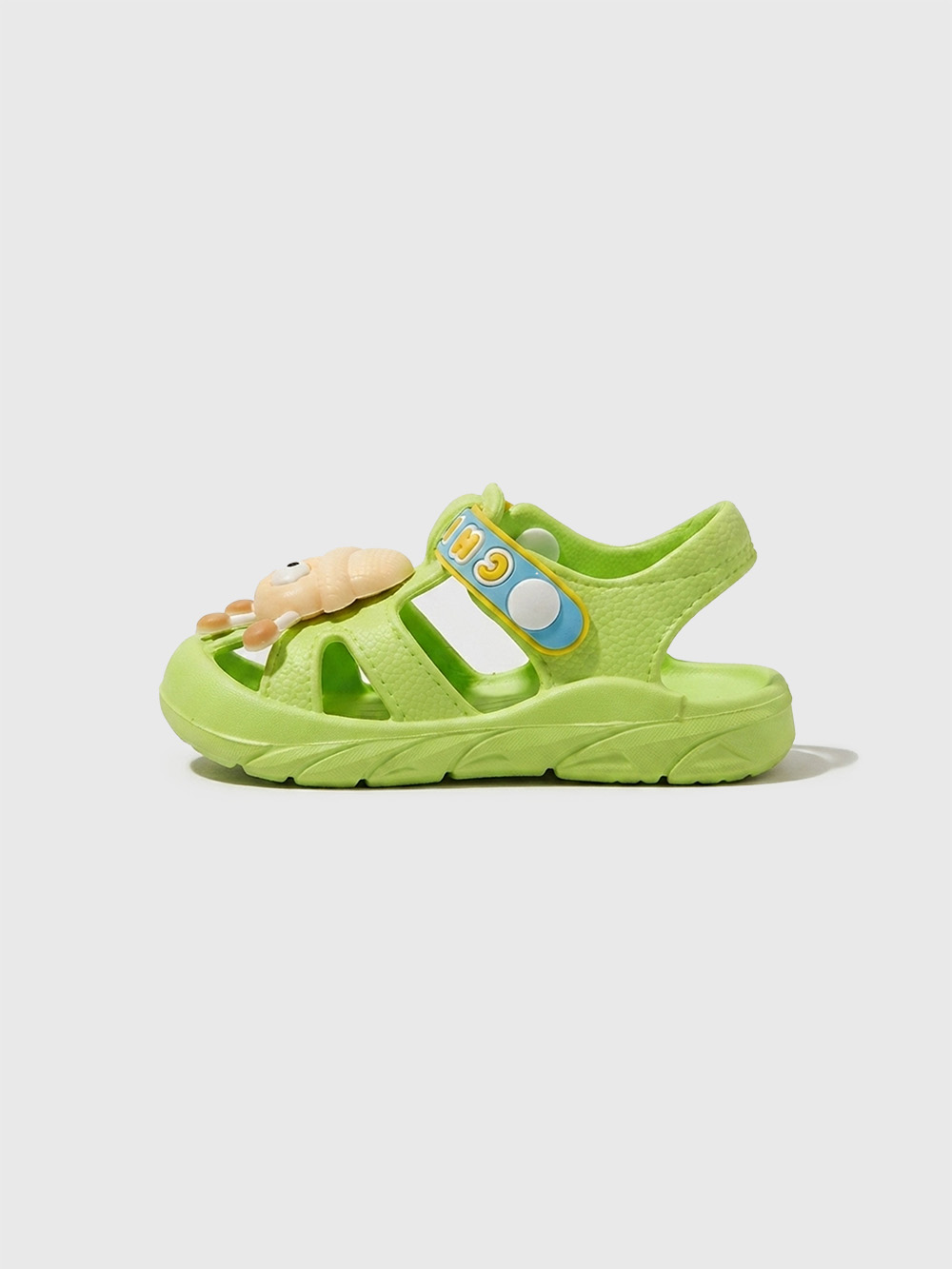 KiddoBounce Rice Hat EVA Clogs Green - B99